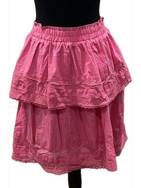 Listile Pink tiered skirt